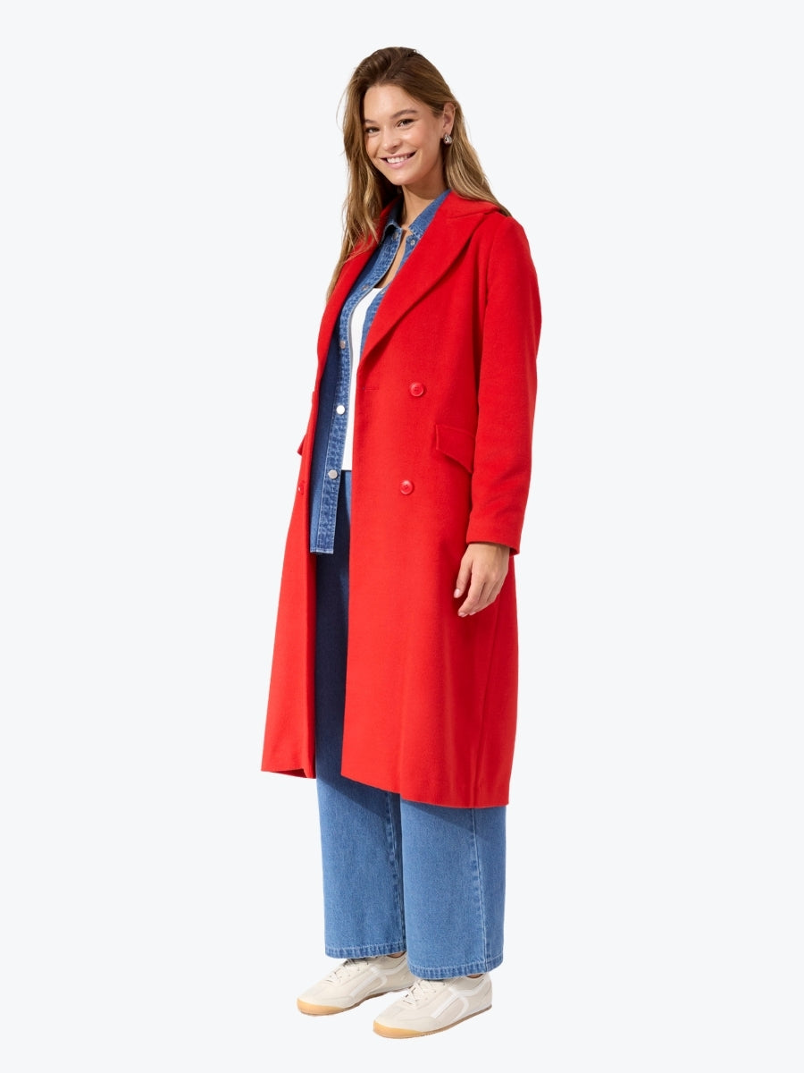 Haven Chicago Coat | Red
