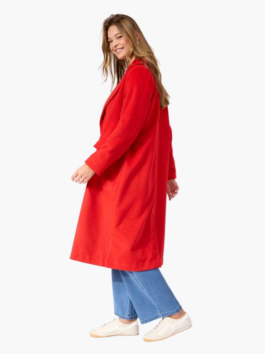 Haven Chicago Coat | Red