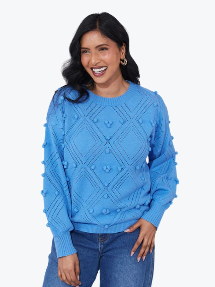 Haven Corfu Jumper in Blue