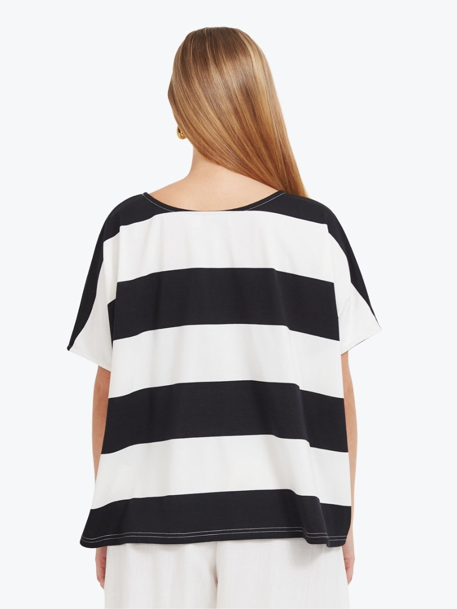 Haven Jardin Stripe Tshirt