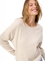 Haven Levi Stripe Long Sleeve Tshirt | Latte