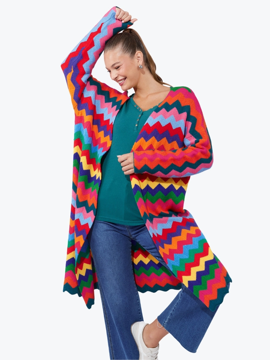 Haven Marrakesh Cardigan in Rainbow