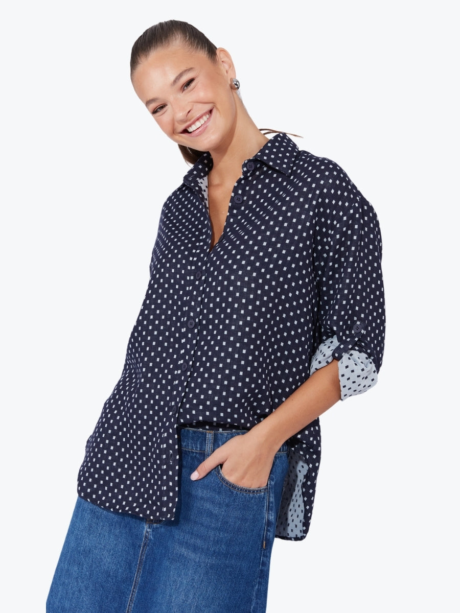 Haven Vanuatu Shirt in Navy