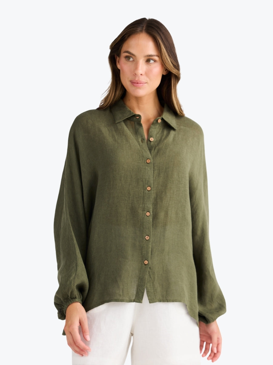 Holiday Cliffside Shirt in Olive