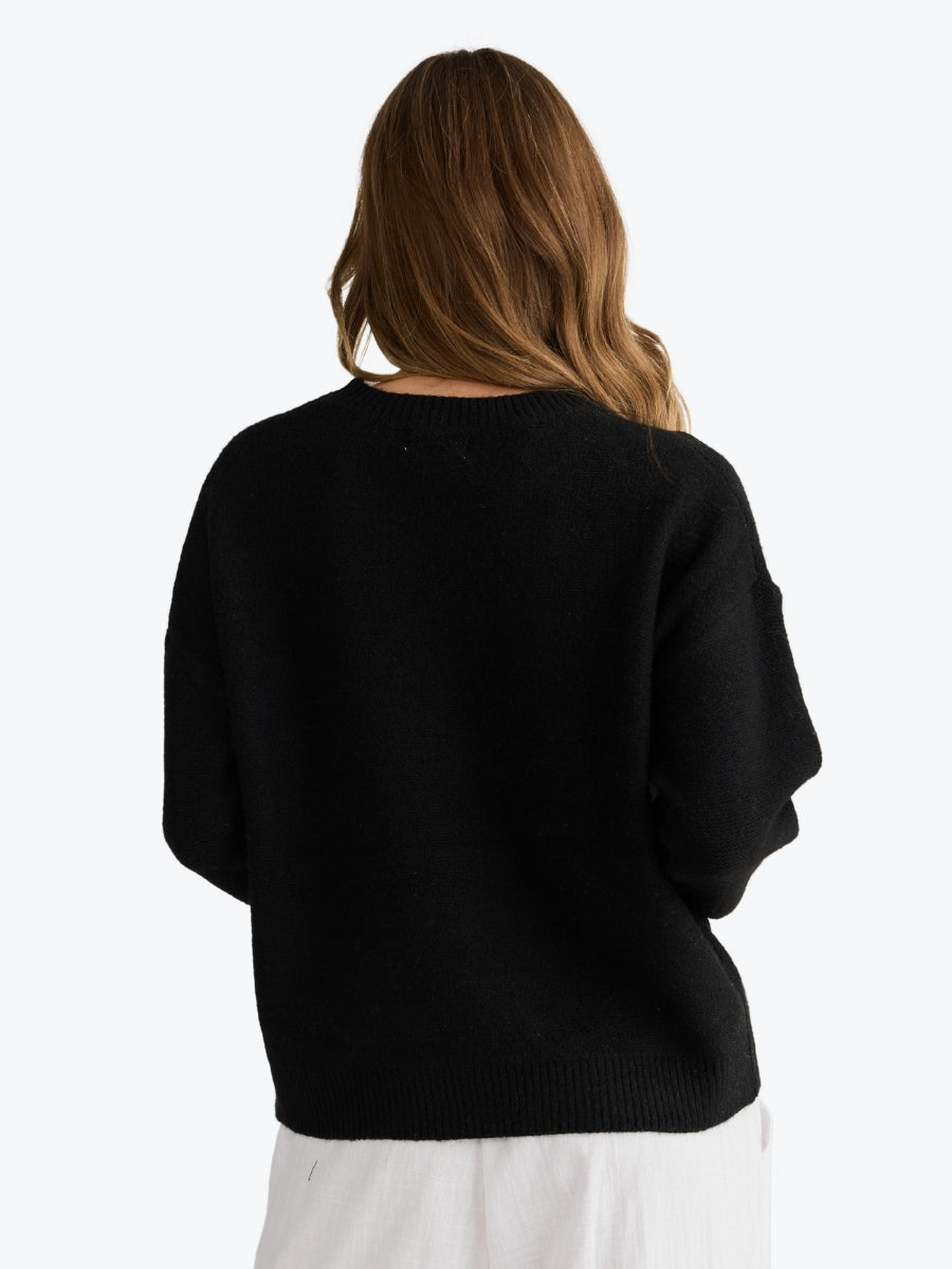 Holiday Overboard Knit