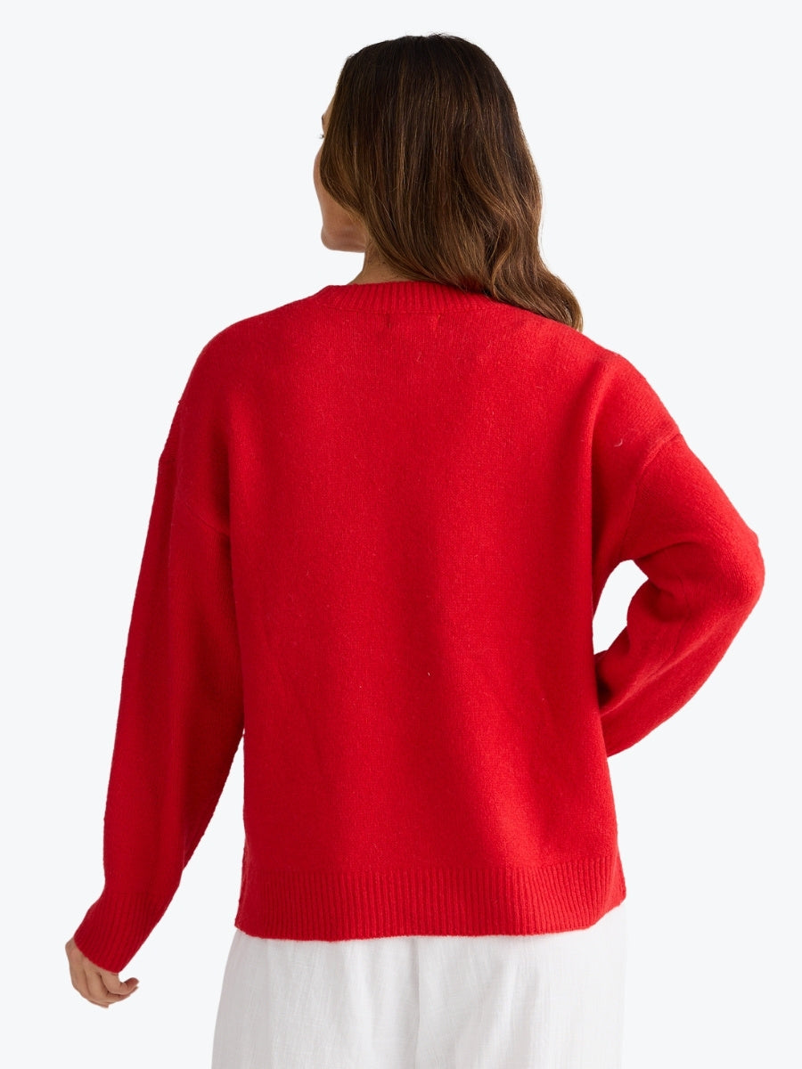 Holiday Overboard Knit