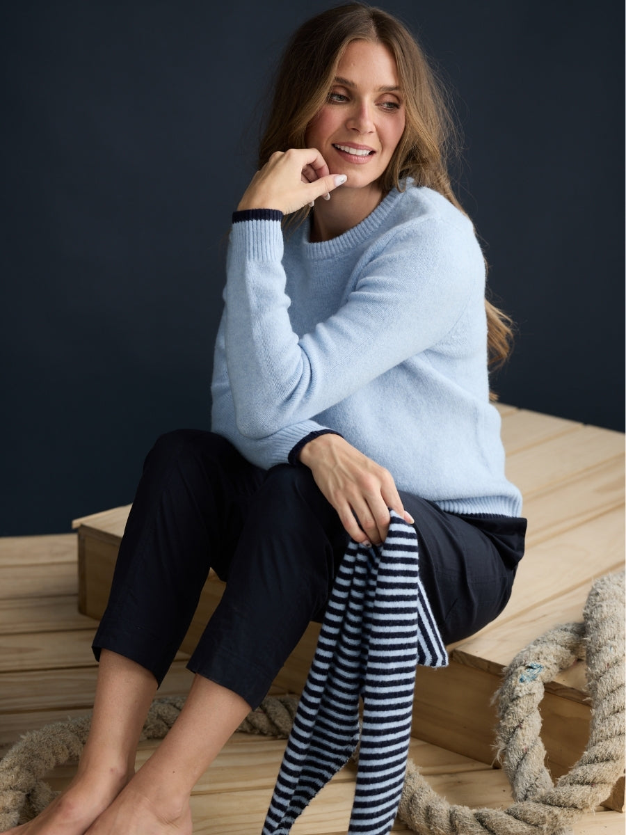 Holiday Sabbia Knit | Blue Multi