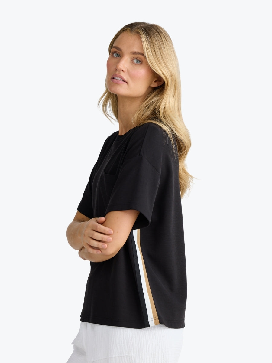 Homelove Free Time Tee in Black