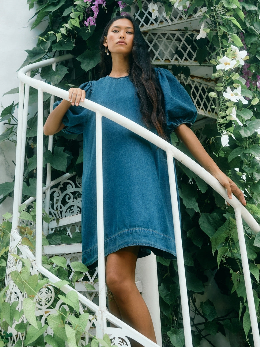 Isle of Mine Sofie Denim Dress in Drift