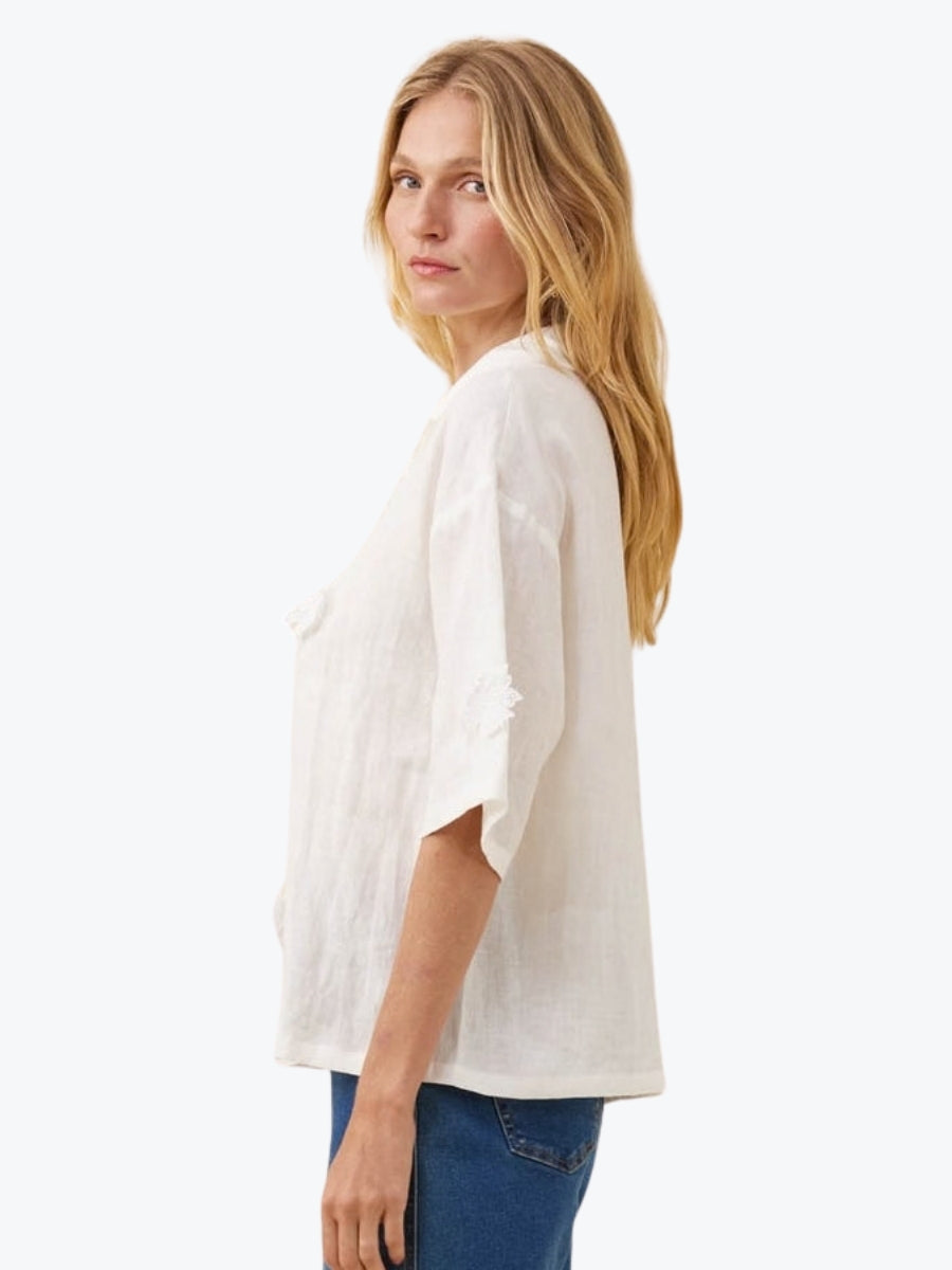Isle of Mine Anita Shirt | White