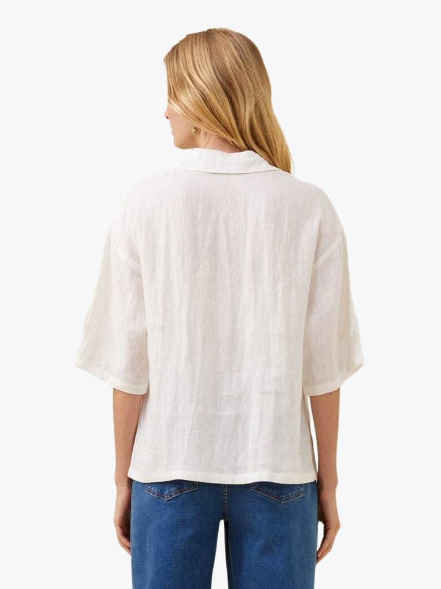 Isle of Mine Anita Shirt | White