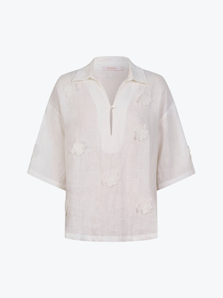 Isle of Mine Anita Shirt | White