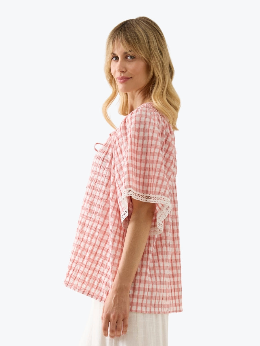 Isle of Mine Esther Shirred Top