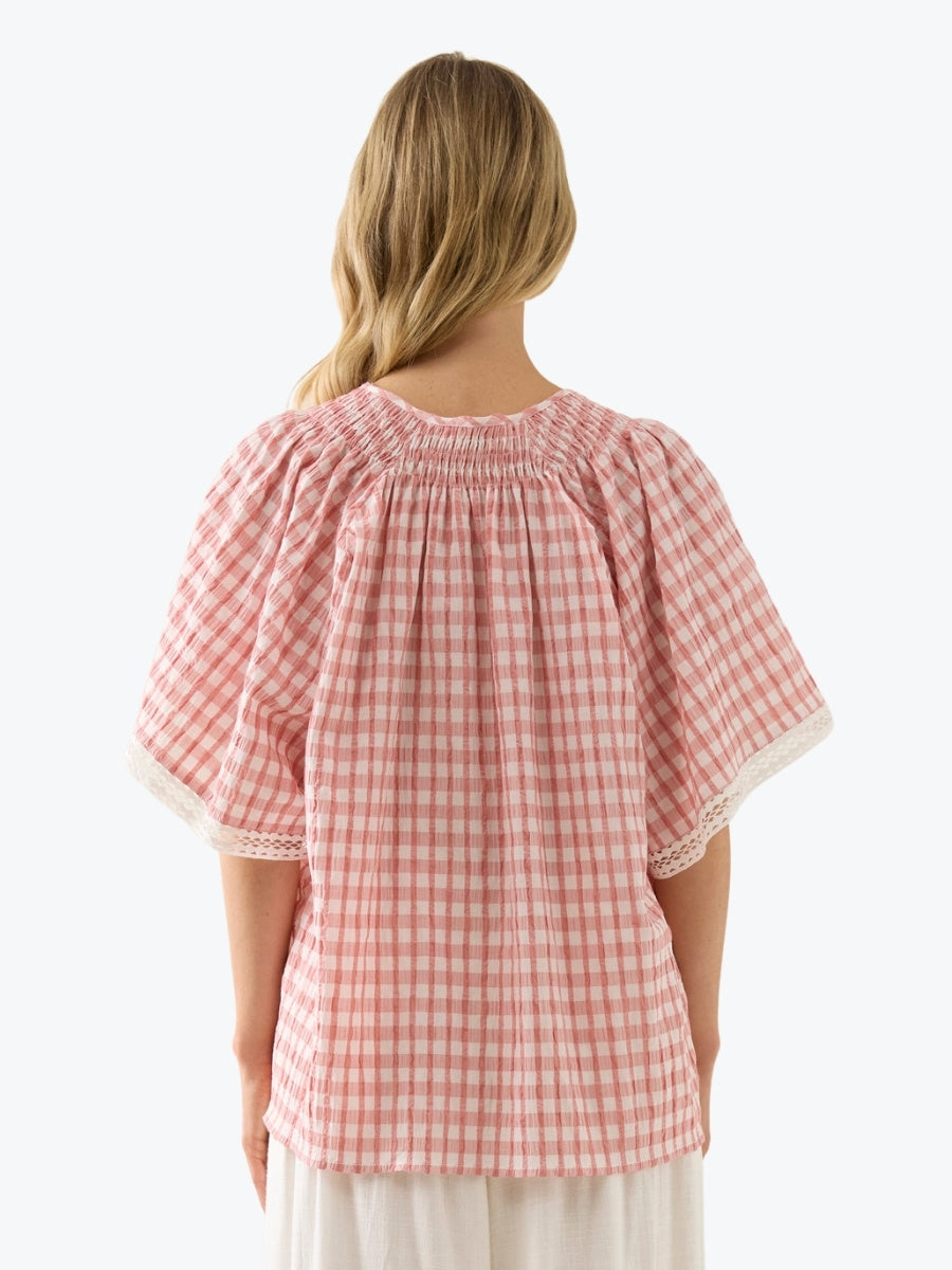 Isle of Mine Esther Shirred Top