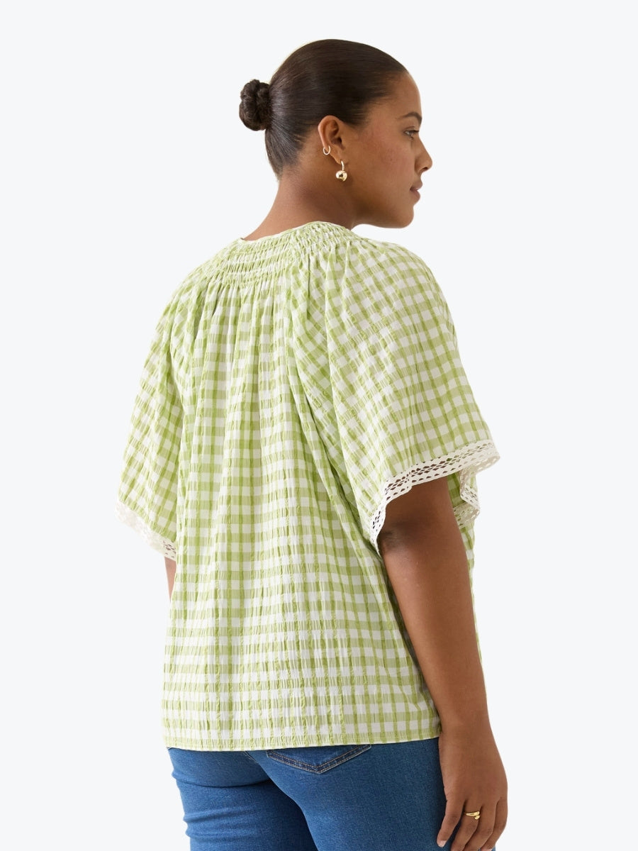 Isle of Mine Esther Shirred Top