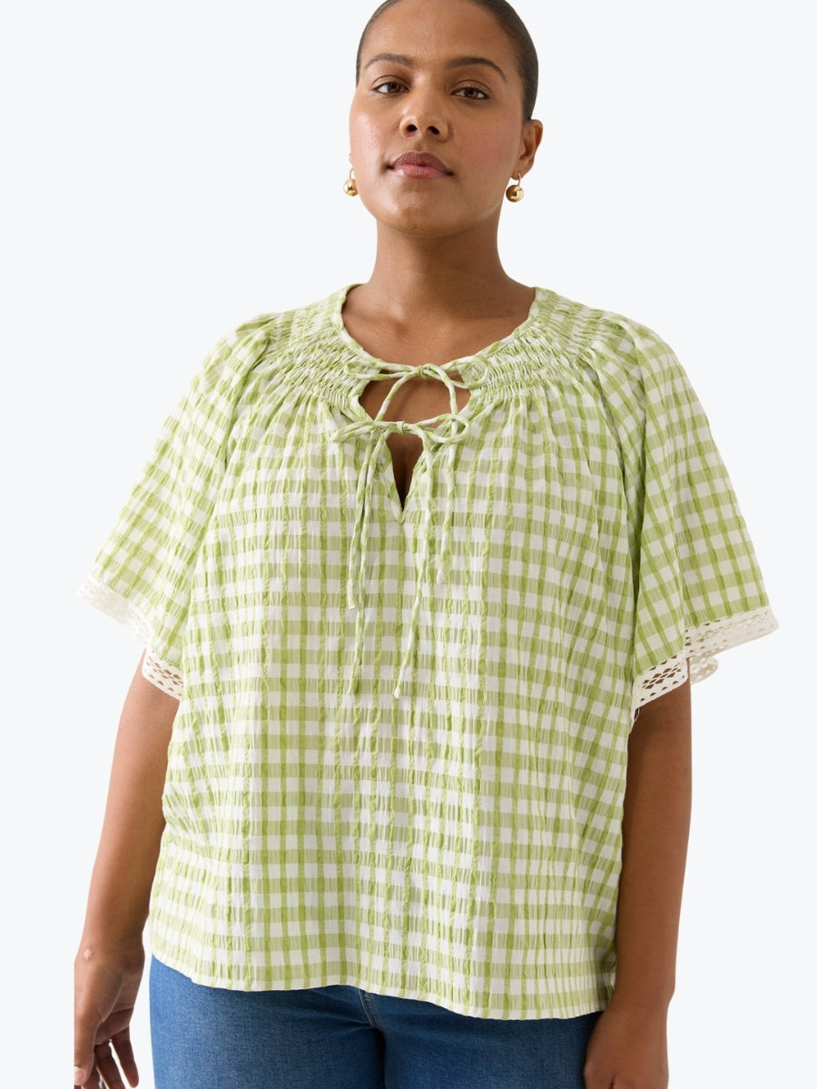 Isle of Mine Esther Shirred Top