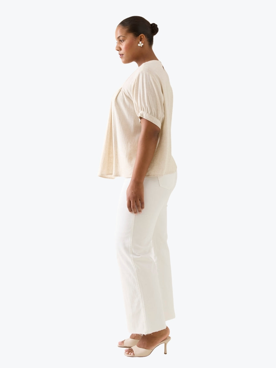 Isle of Mine Ingrid Pleat Top