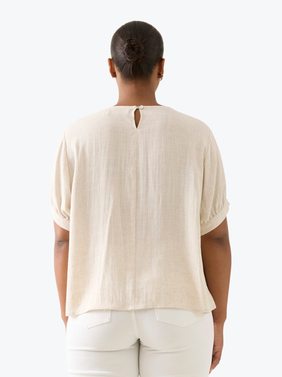 Isle of Mine Ingrid Pleat Top
