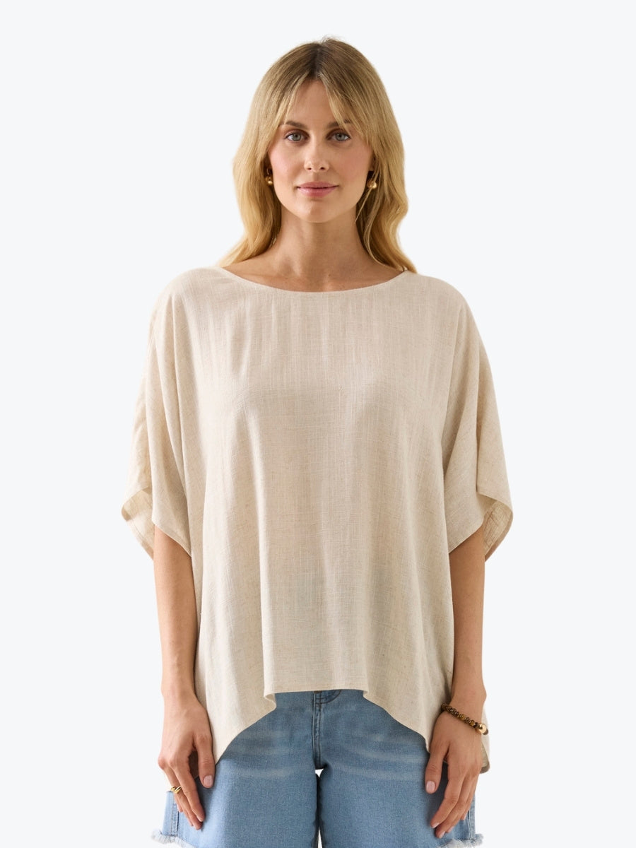 Isle of Mine Ingrid Relaxed Top in Canvas