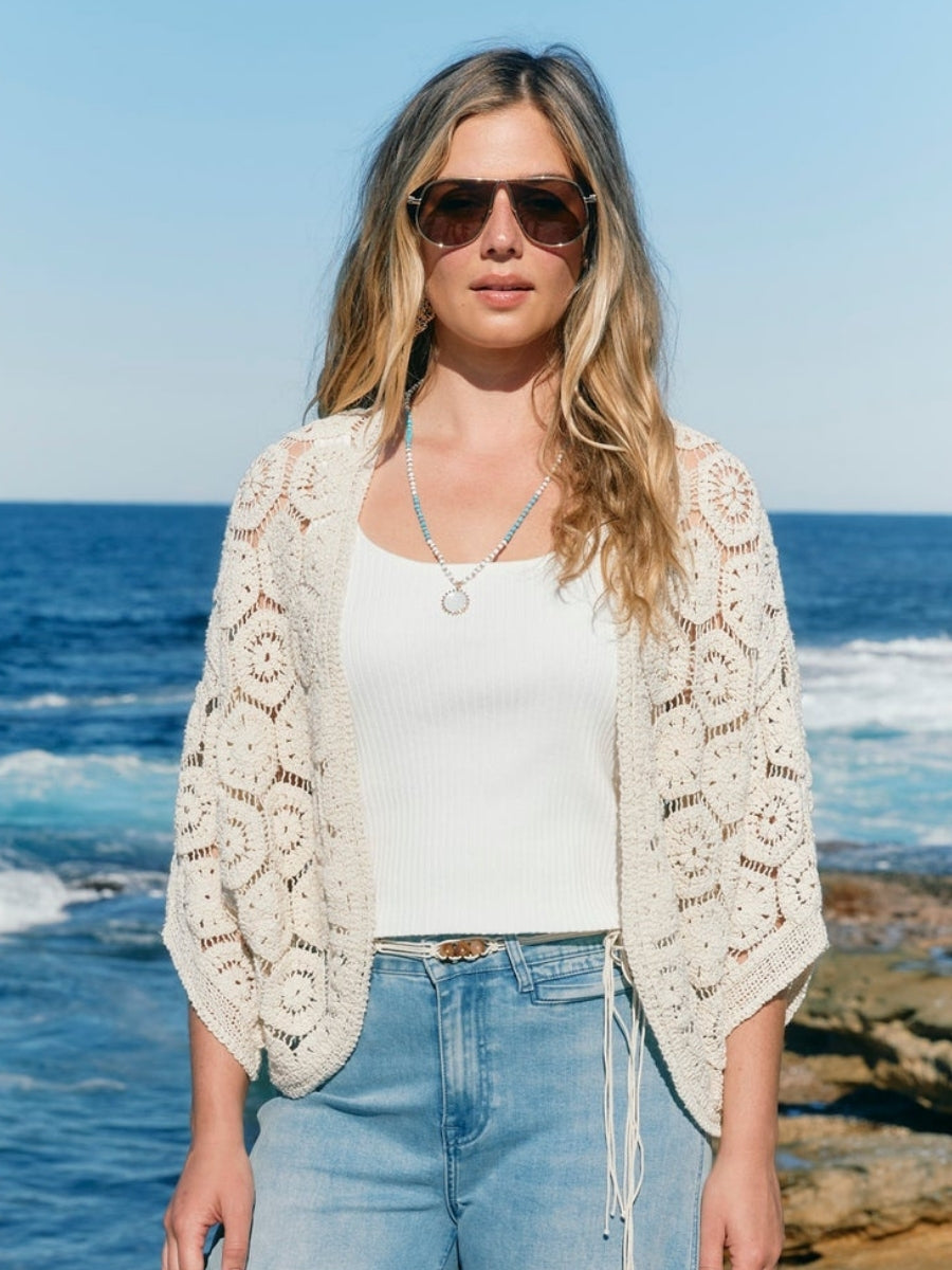 Isle of Mine Maggie Crochet Cape | Canvas