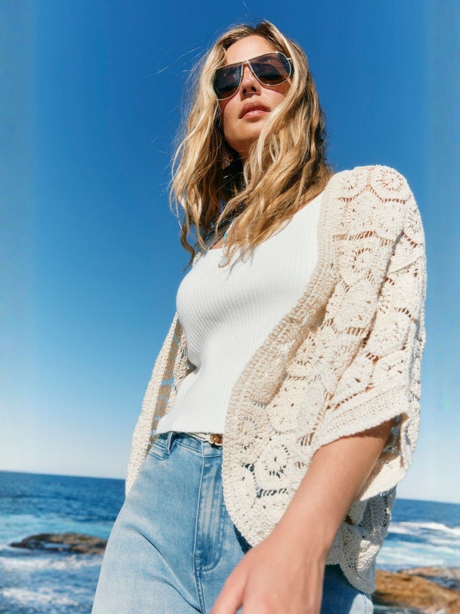 Isle of Mine Maggie Crochet Cape | Canvas