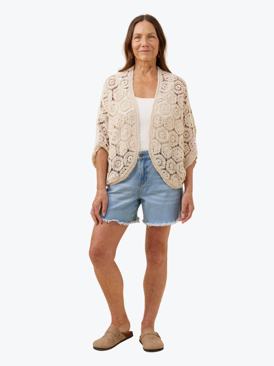 Isle of Mine Maggie Crochet Cape | Canvas