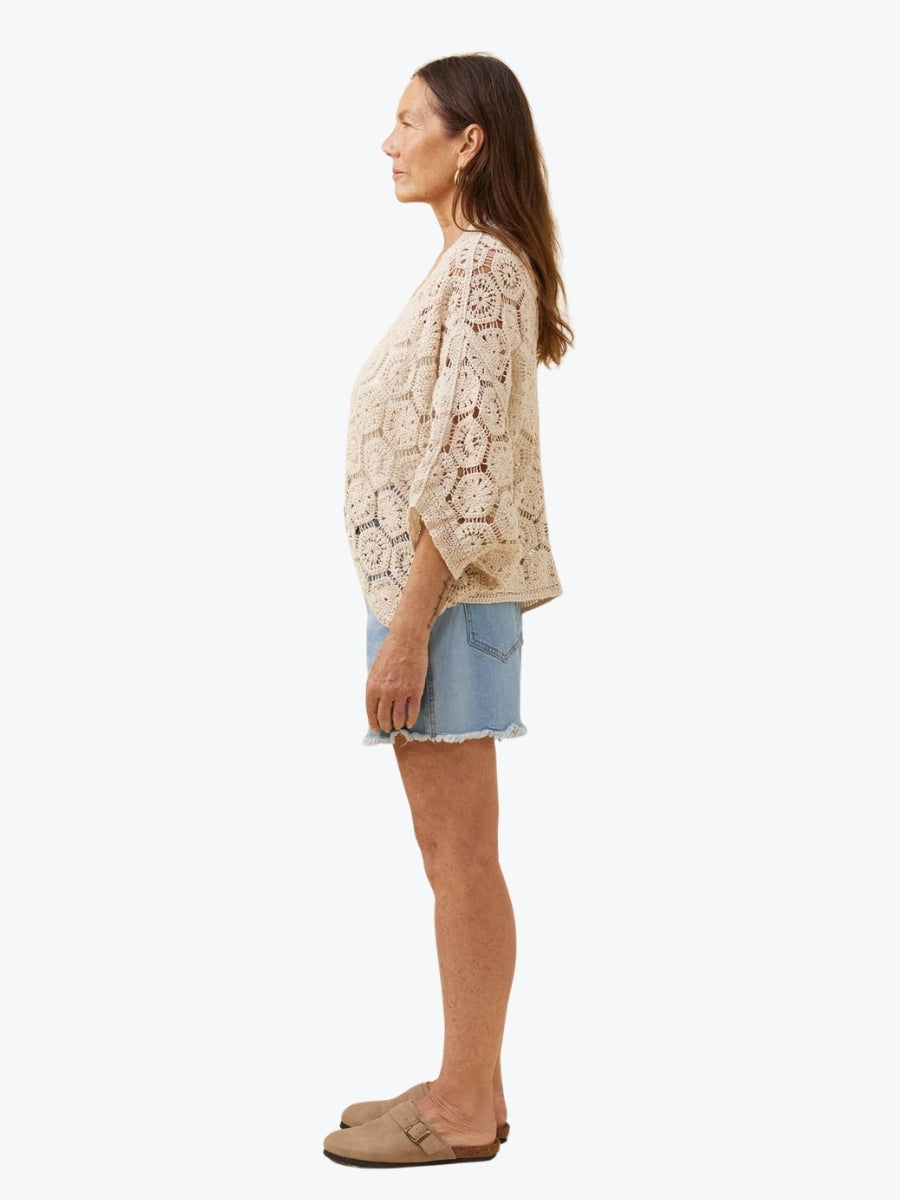 Isle of Mine Maggie Crochet Cape | Canvas