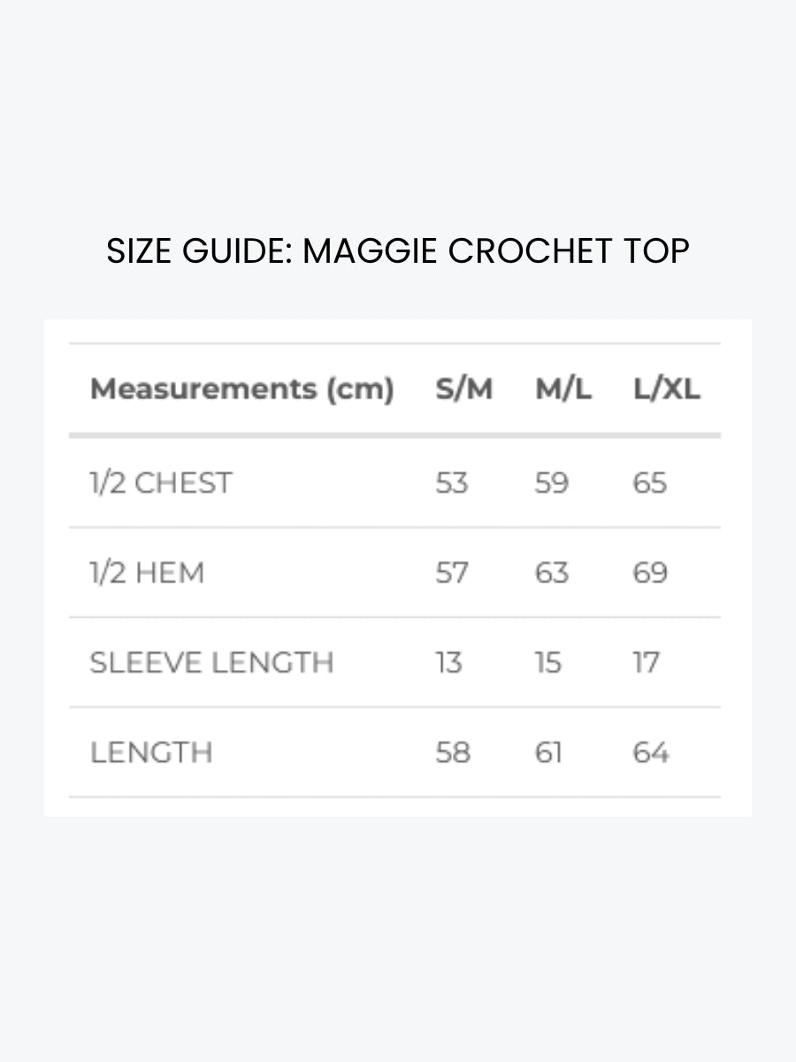 Isle of Mine Maggie Crochet Top | Black