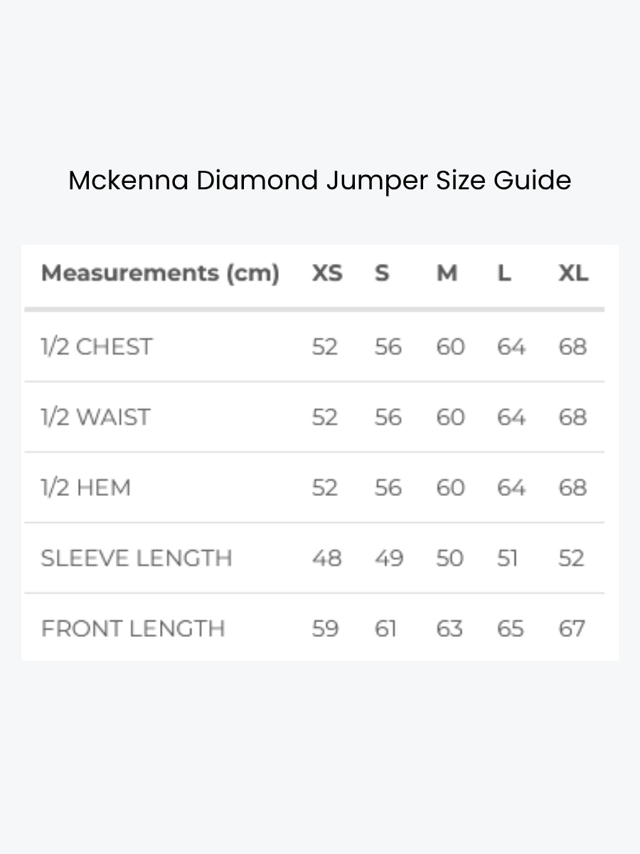 Isle of Mine Mckenna Diamond Jumper | Ice Blue