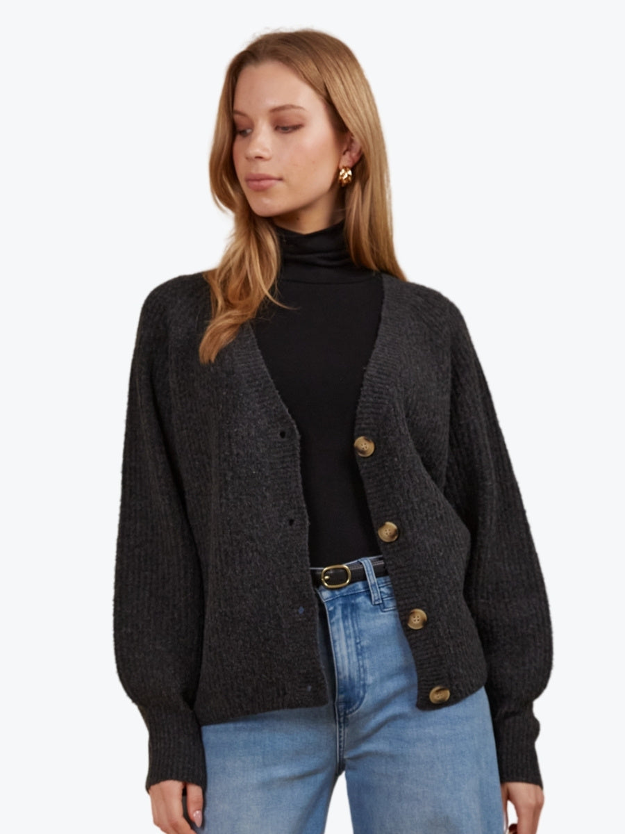Isle of Mine Miru Cardigan in Ash