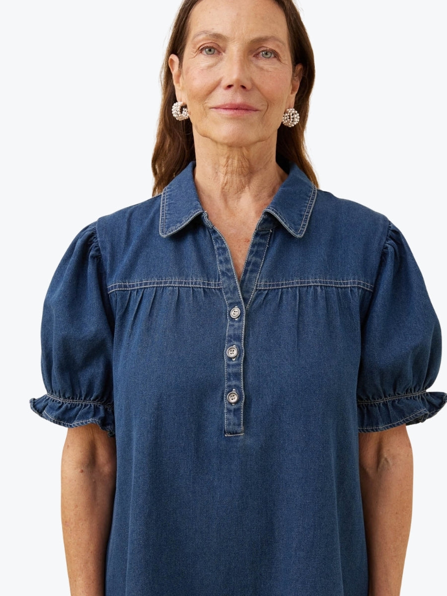 Isle of Mine Preston Shirt Dress | Deep Blue