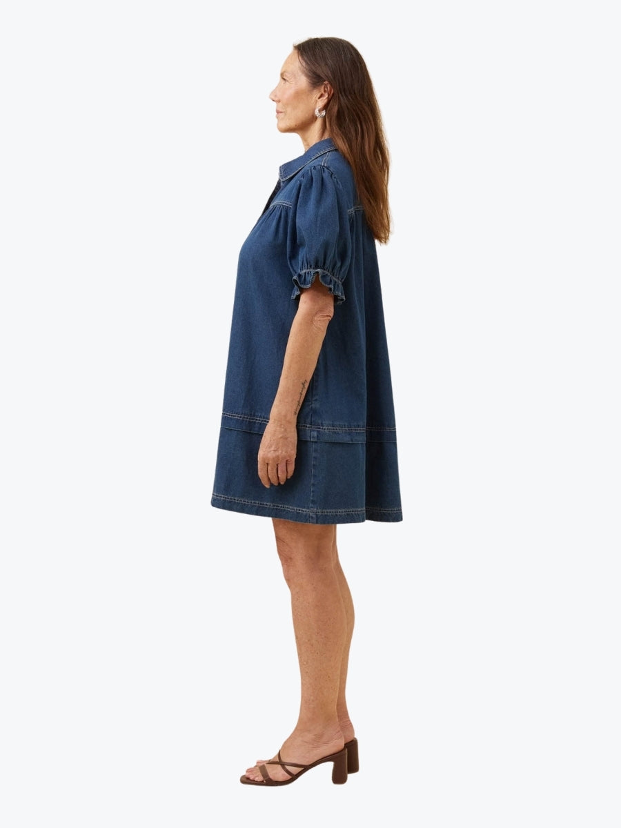 Isle of Mine Preston Shirt Dress | Deep Blue