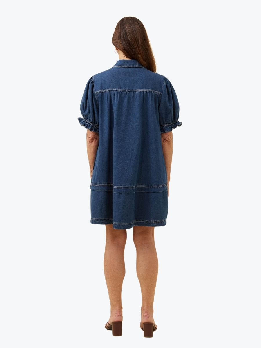 Isle of Mine Preston Shirt Dress | Deep Blue