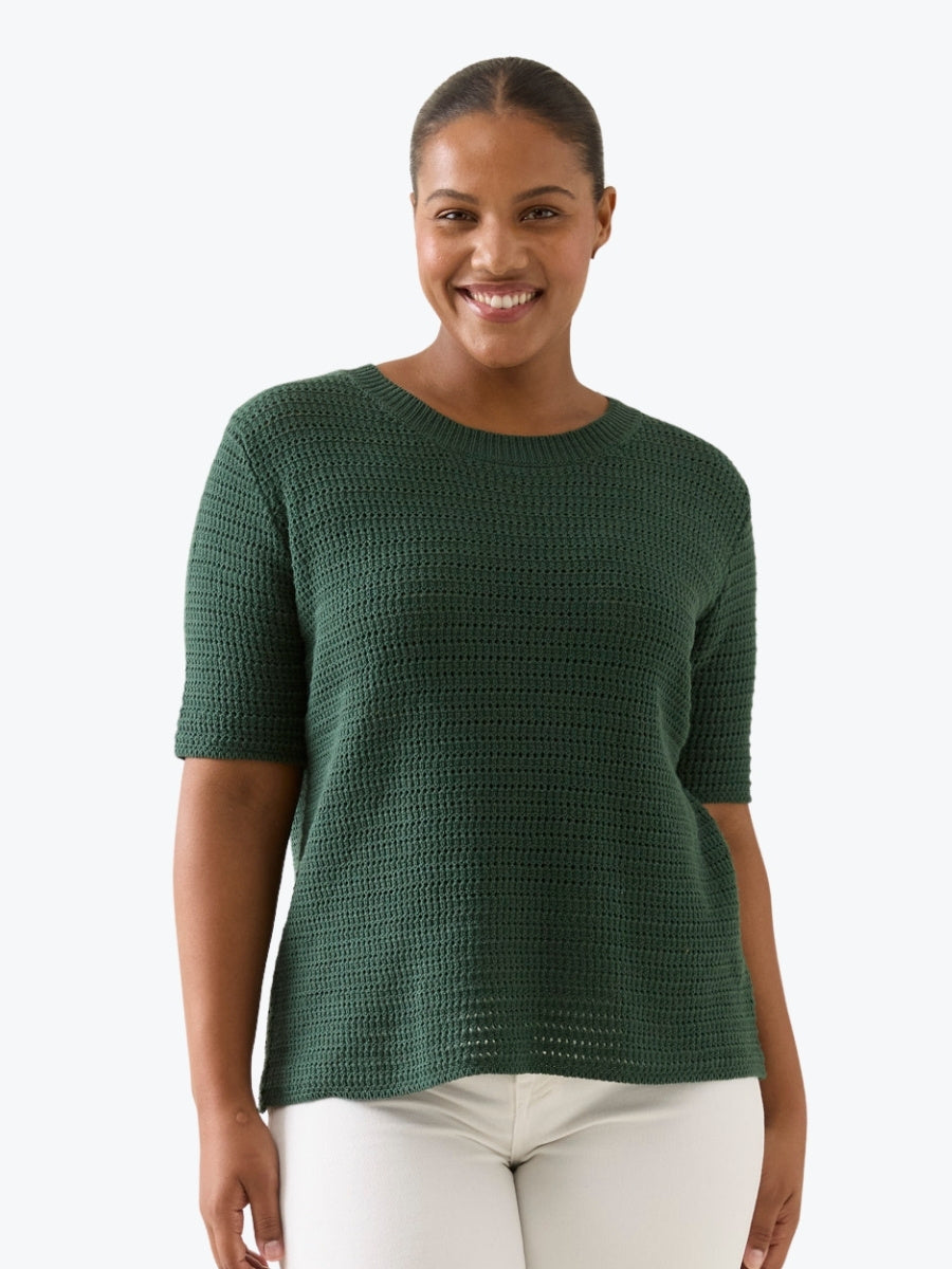 Isle of Mine Sylvie Knit Tshirt in Myrtle