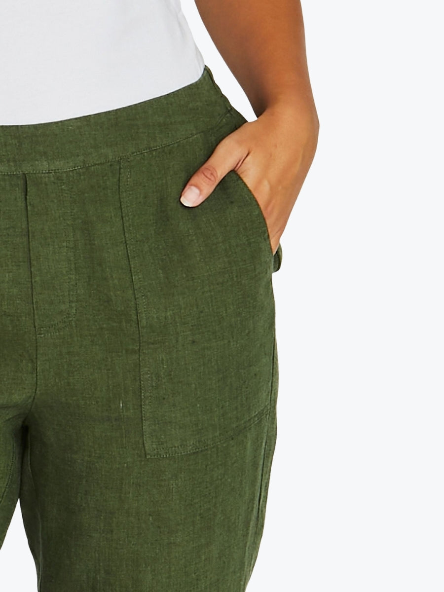 Jump 7/8 Core Pant | Evergreen