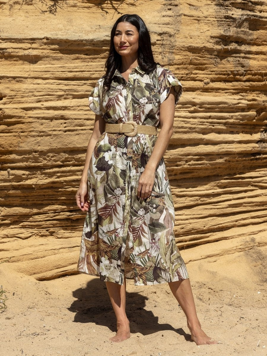 Jump Balmy Tropics Dress in Multi