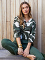 Jump Copacabana V Neck Top | Multi