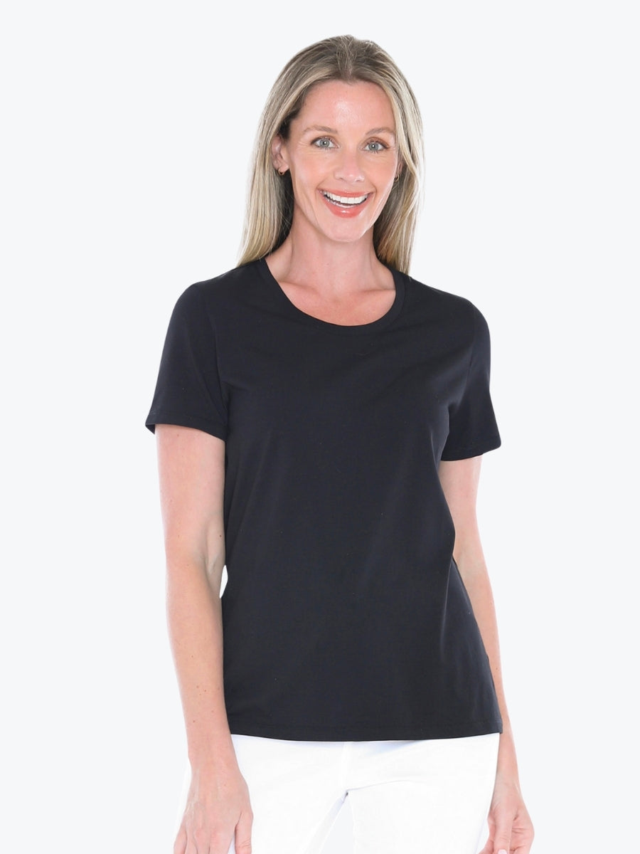 Jump Core Short Sleeve Tee in Black