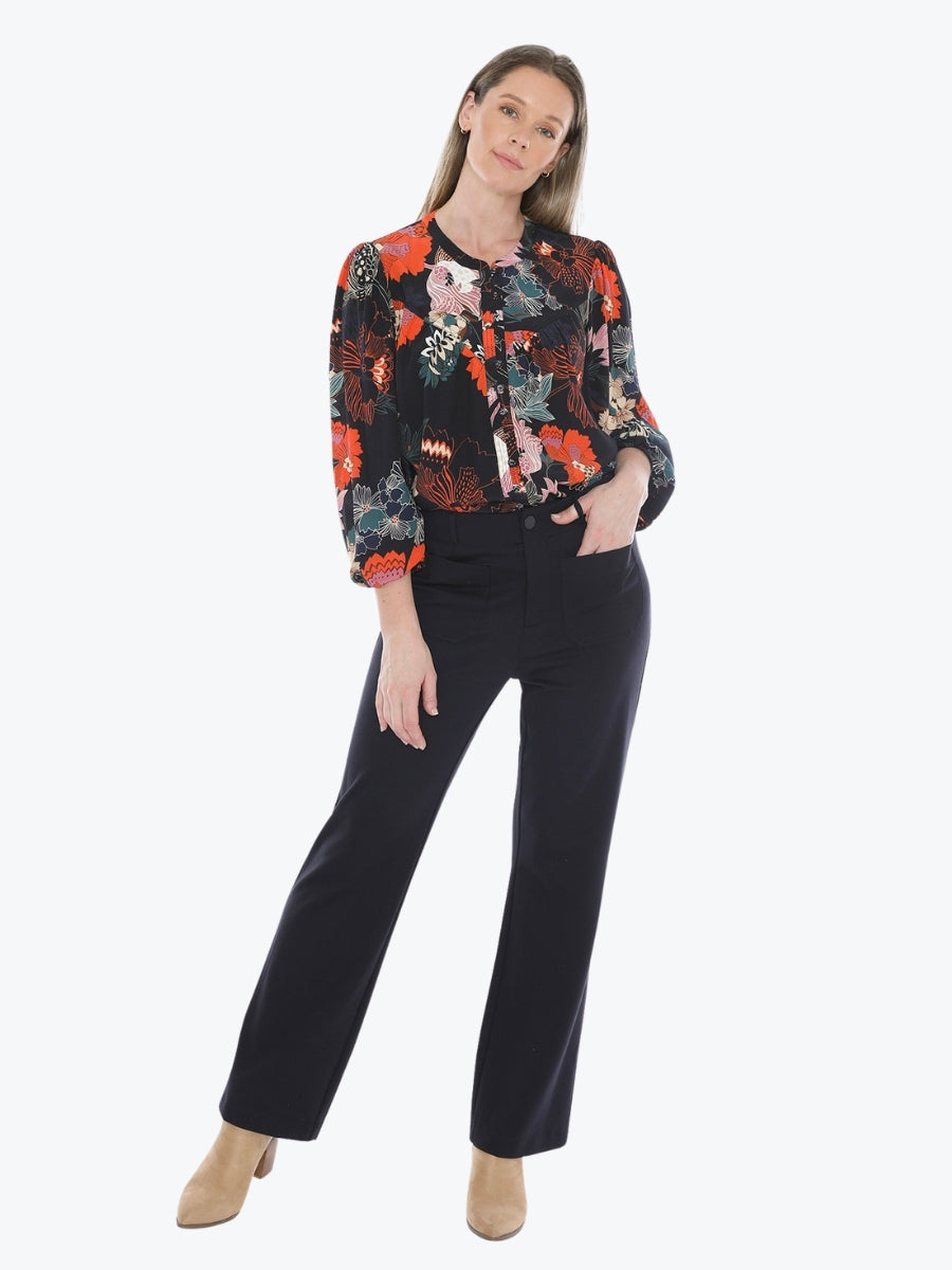 Jump Deco Floral Top in Multi