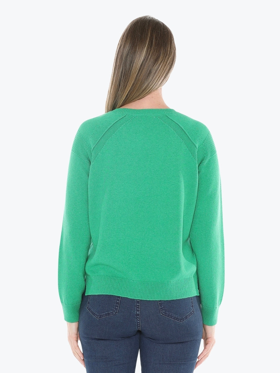 Jump Detail Raglan Pullover