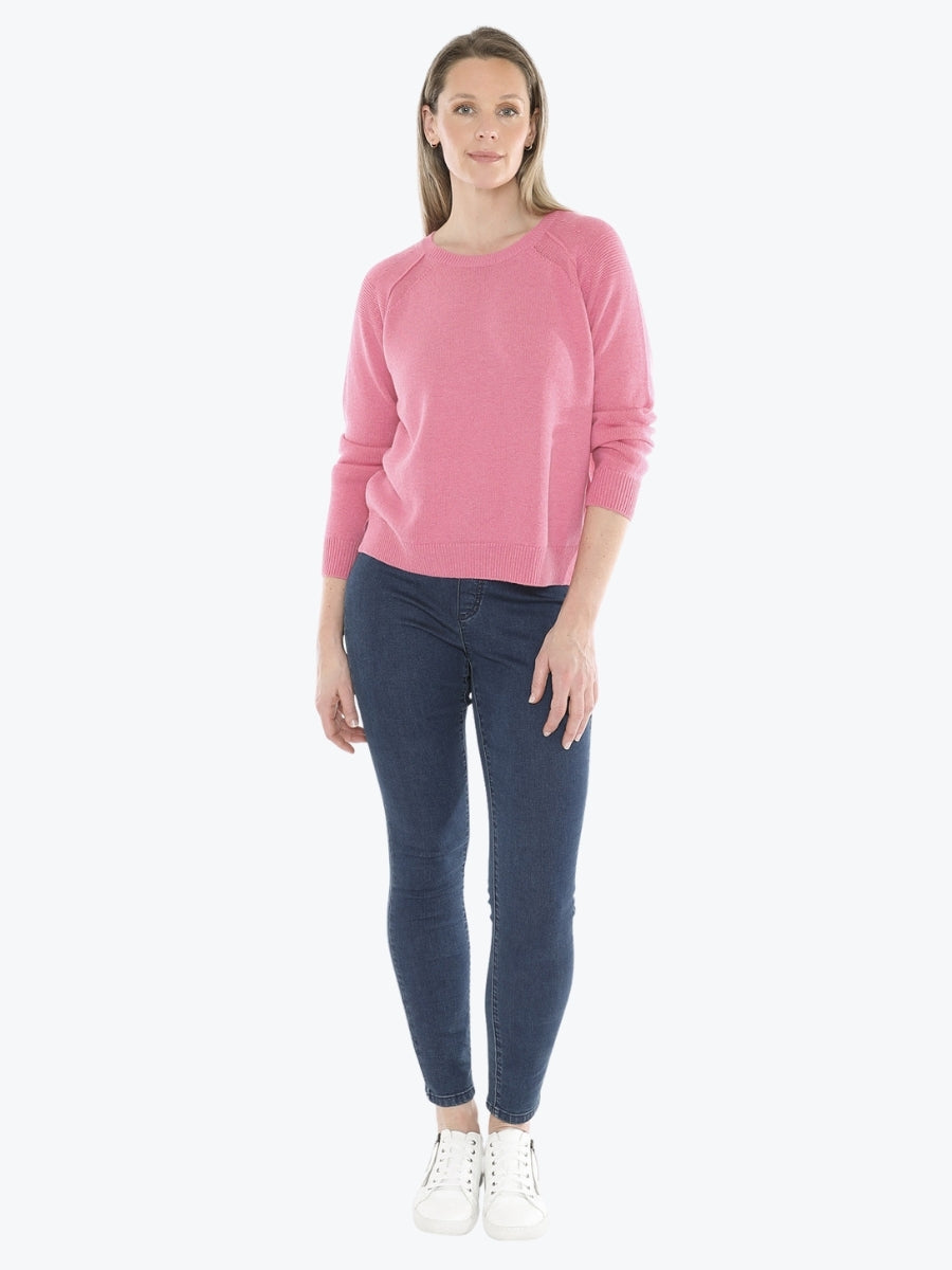 Jump Detail Raglan Pullover