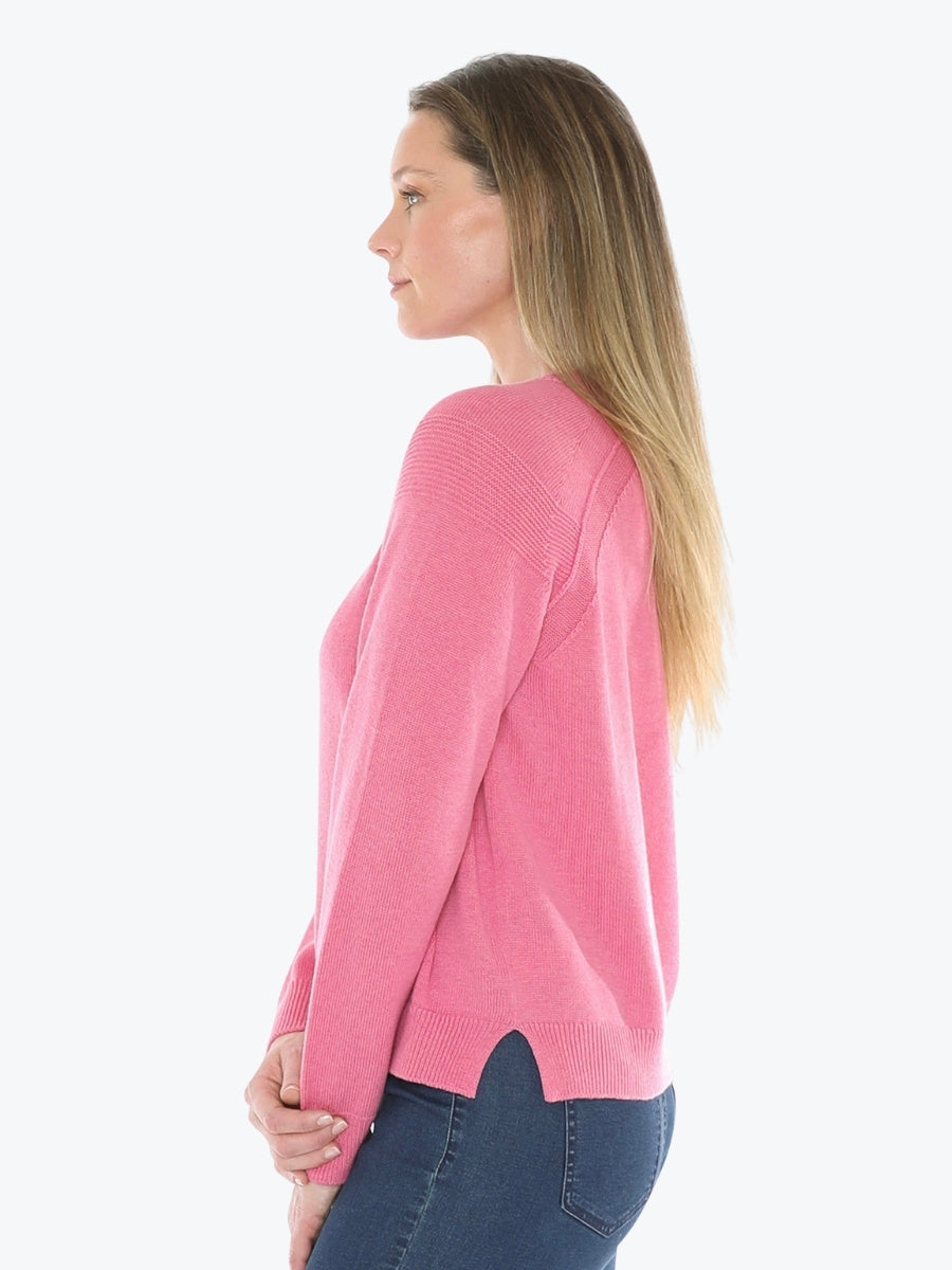 Jump Detail Raglan Pullover