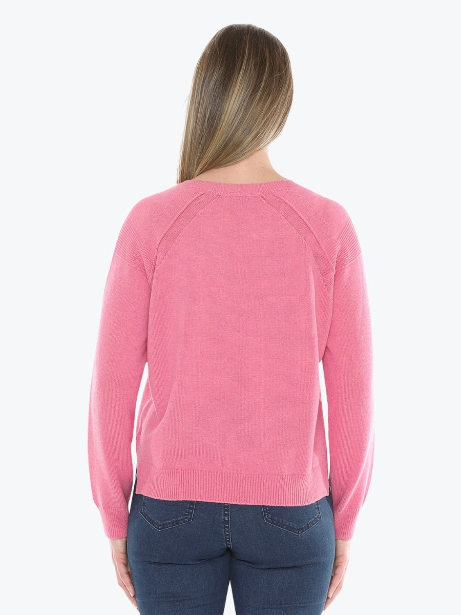 Jump Detail Raglan Pullover