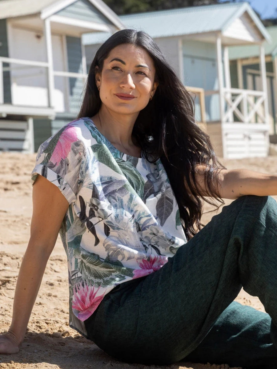 Jump Dusk Jungle Top in Multi