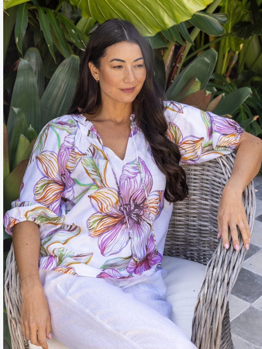 Jump Floraline Top in Multi