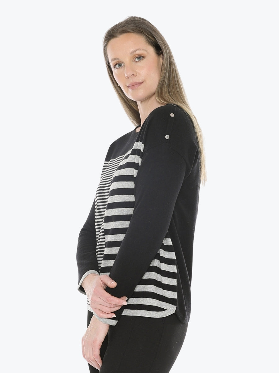 Jump Mixed Stripe Pullover