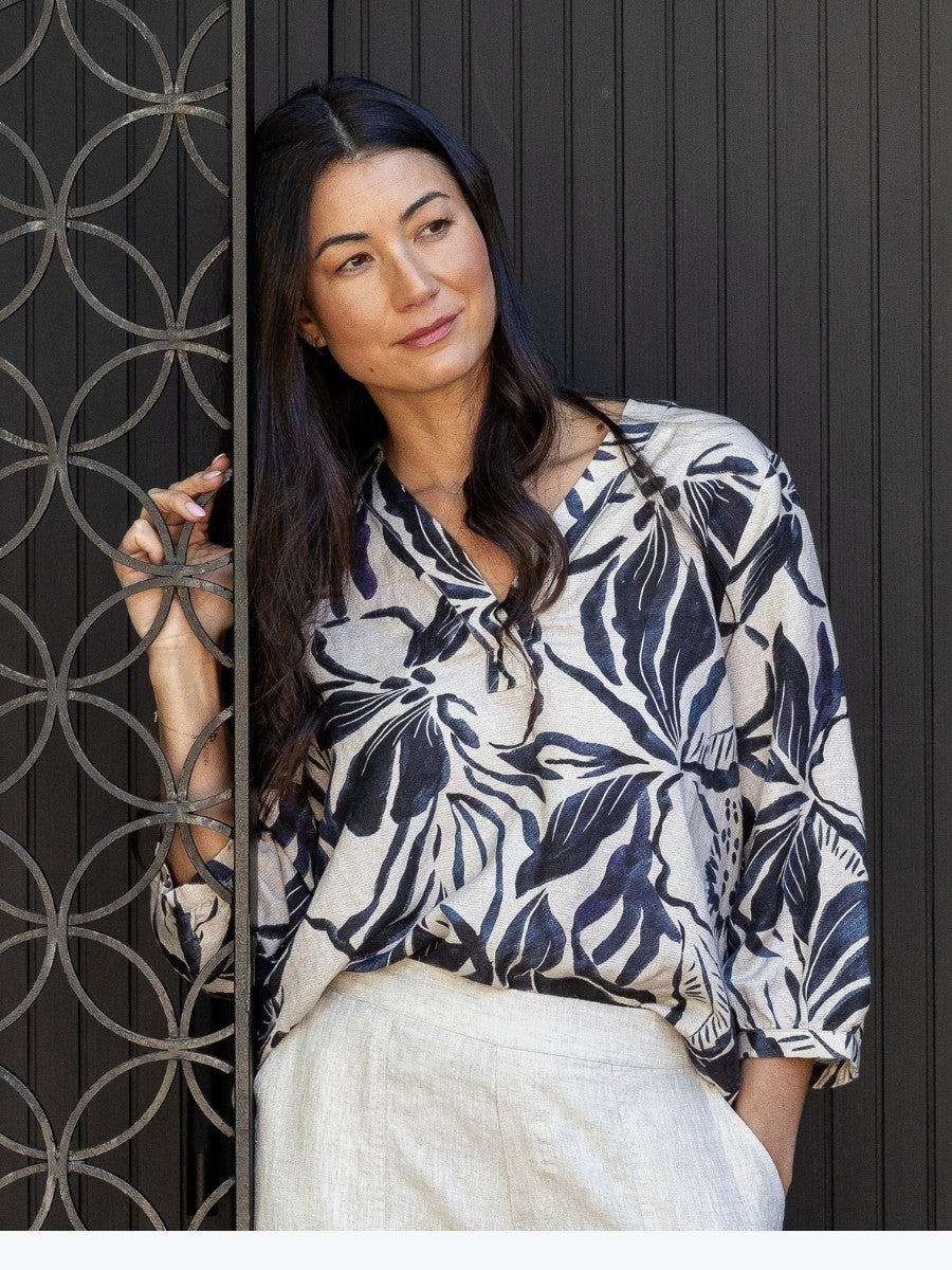 Jump Mono Bloom Top in Multi