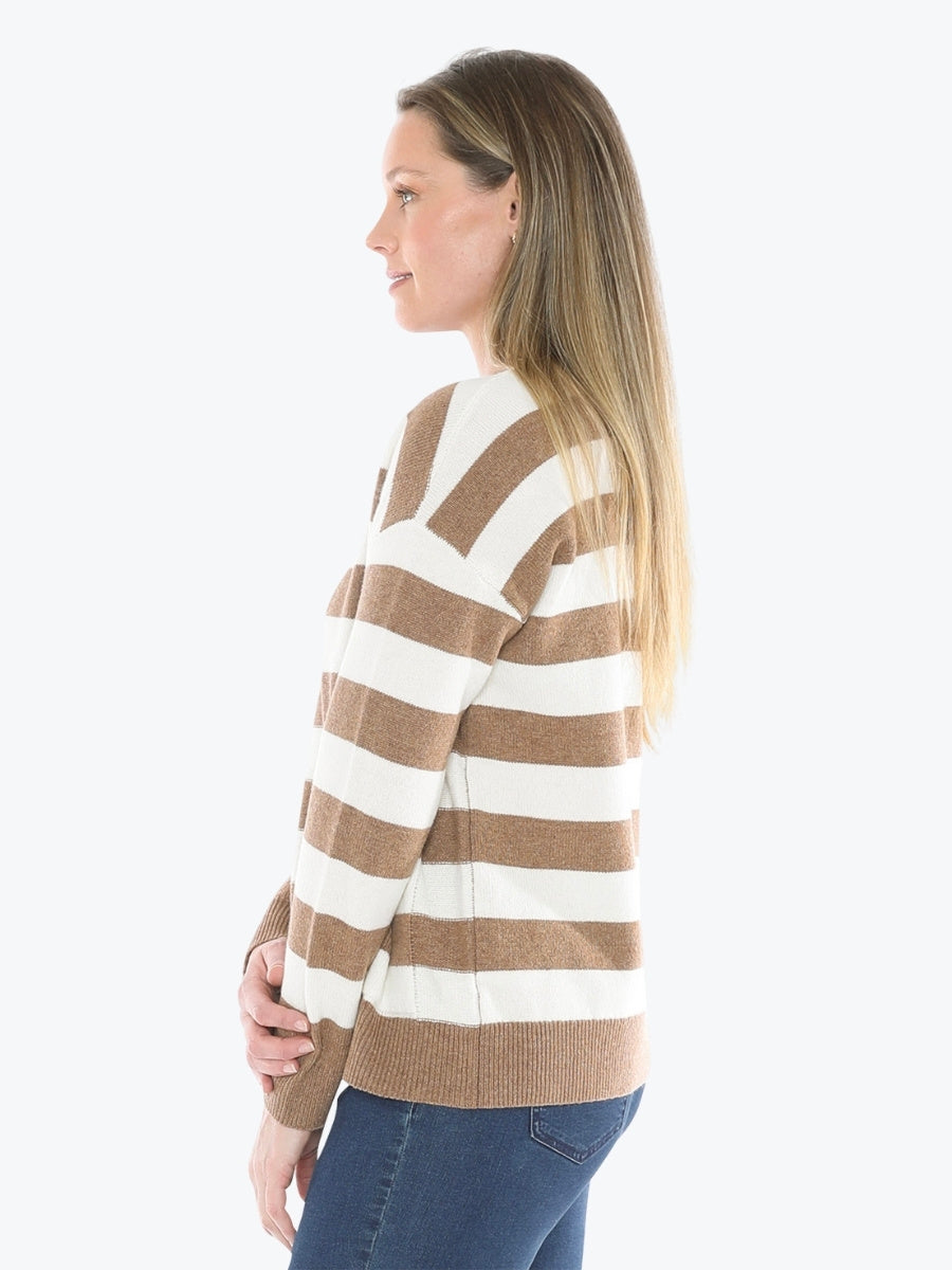 Jump Panel Stripe Pullover