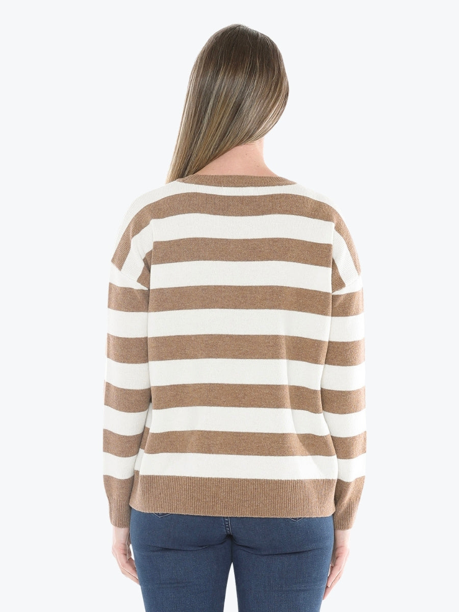Jump Panel Stripe Pullover