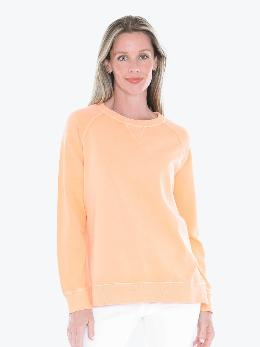 Jump Pigment Sweat Top in Sunset